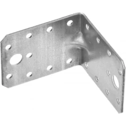 Крепежный угол ЗУБР "МАСТЕР" усиленный, 55х70х70мм, 20шт 310115-55-070