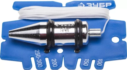 Отвес ЗУБР &quot;ЭКСПЕРТ&quot; строительный со шнуром и безопасным наконечником, 150 г 06347-15_z01 купить в Нягани