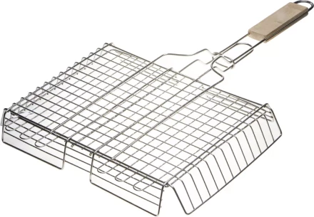 Решетка-гриль GRINDA &quot;BARBECUE&quot;, объемная, нержавеющая сталь, 340х260мм 424732 купить в Нягани