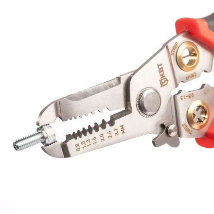 Многофункциональный стриппер КВТ WSS-02 для снятия изоляции с проводов 0.5–6.0 мм (102399) купить в Нягани