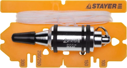 Отвес STAYER &quot;PROFI&quot; строительный со шнуром, с противоударными ободками, 600 г 06352-60 купить в Нягани