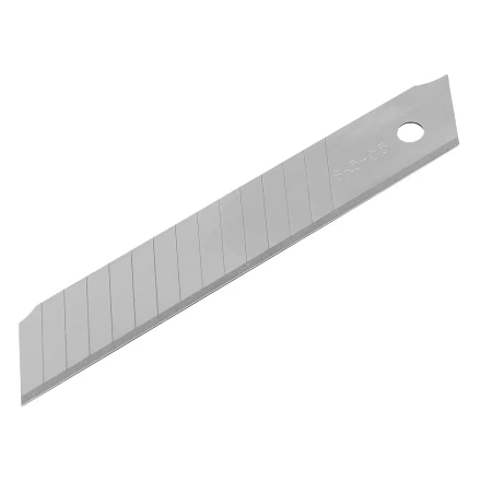 Лезвия, 18 мм, сталь SK5 - 0,5 мм, многосегментные, 10 штук// Denzel 79304 купить в Нягани