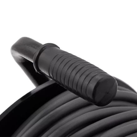 Удлинитель силовой 50 м, 16А, тип УХ10, ПВС, усиленный, на кабельной катушке, 4 розетки без заземления Сибртех 95870 купить в Нягани