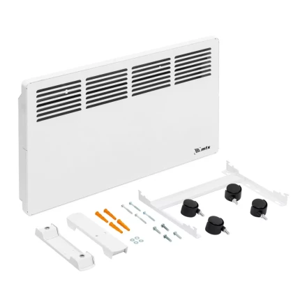 Конвектор электрический КМ-2000.2, 230 В, 2000 Вт, X-образный нагреватель, колеса, термостат // MTX 98126 купить в Нягани