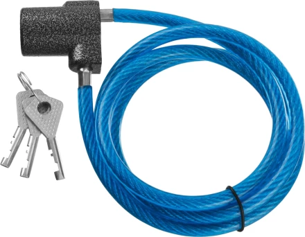 Замок тросовый, длина троса - 1260мм, дисковый механизм секрета, ВС2-6А-02 37220-6-02 купить в Нягани