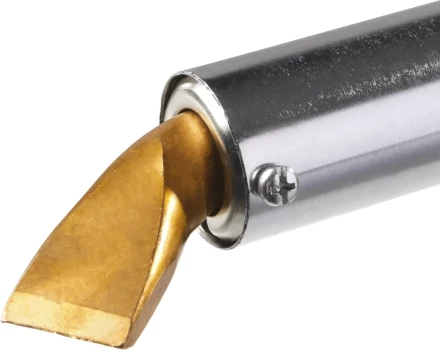 Паяльник, ЗУБР &quot;МАСТЕР&quot; 55303-300, с выключателем, деревянной рукояткой и долговечным жалом, 300Вт, клин 55303-300 купить в Нягани