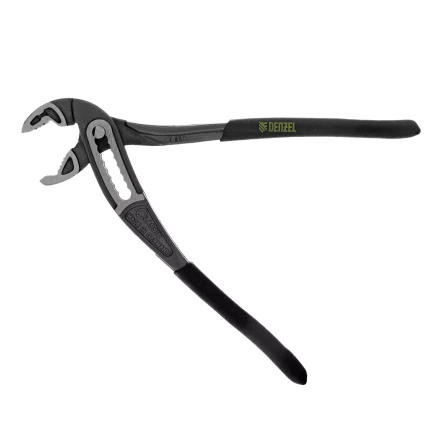 Клещи переставные Denzel 17901, обливные рукоятки, 180 мм купить в Нягани