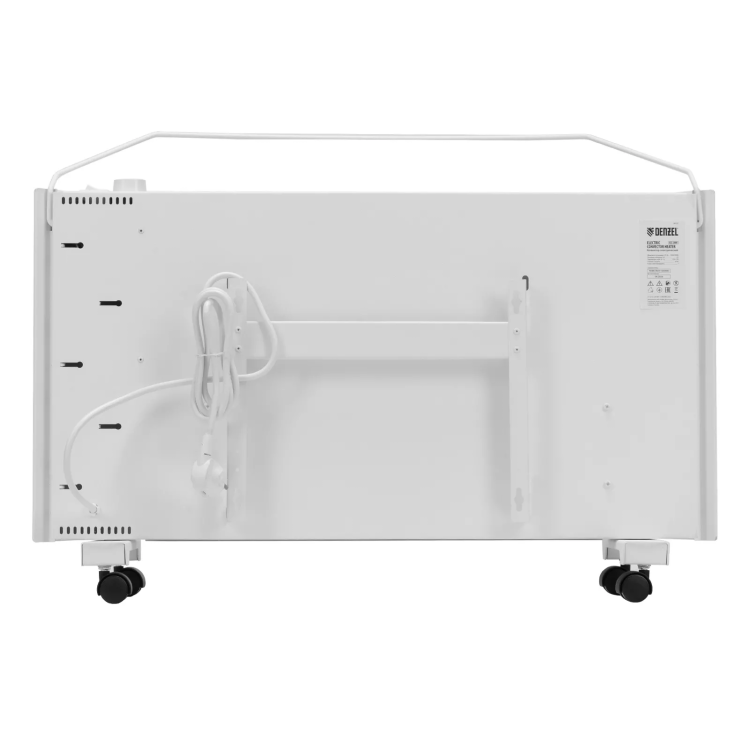 Конвектор электрический Denzel XCE-2000, 230 В, 2000 Вт, X-образный нагреватель белый 98132 купить в Нягани