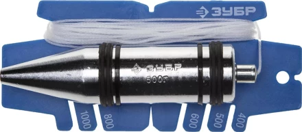 Отвес ЗУБР &quot;ЭКСПЕРТ&quot; строительный со шнуром и безопасным наконечником, 200 г 06347-20_z01 купить в Нягани