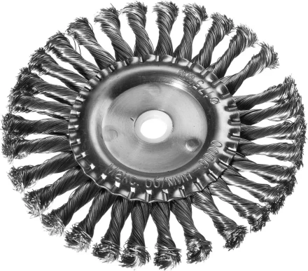DEXX. Щетка дисковая для УШМ, жгутированная стальная проволока 0,5мм, 175ммх22мм 35100-175 купить в Нягани