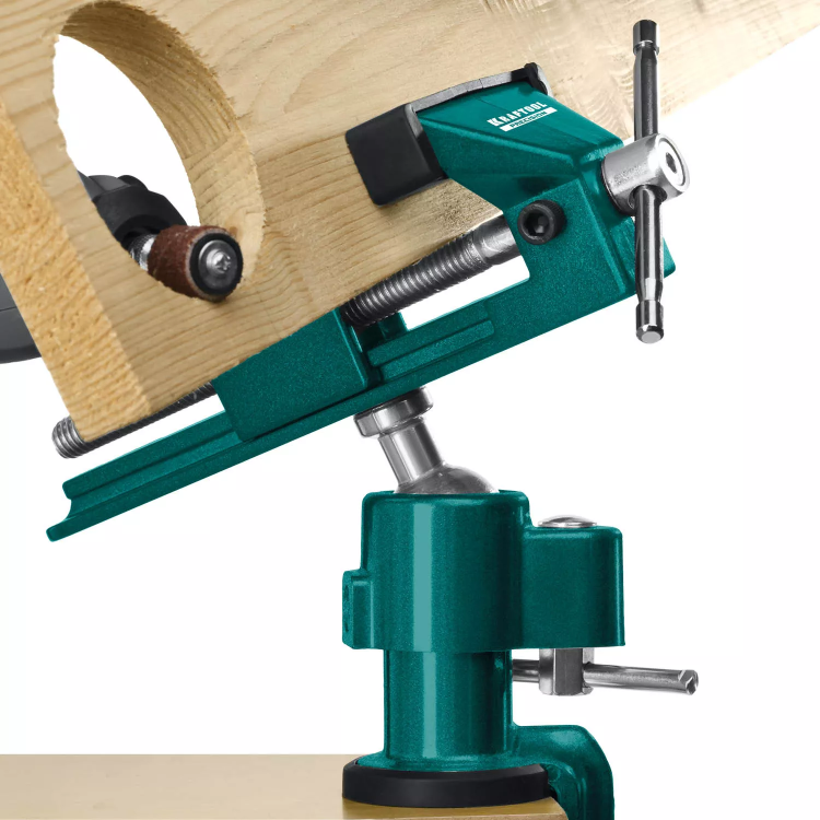 Тиски KRAFTOOL PRECISION шарнирно-поворотные 32711-75 купить в Нягани