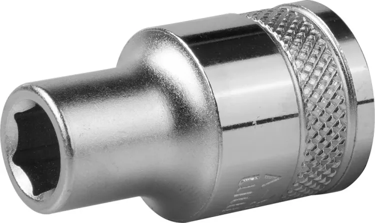 Торцовая головка KRAFTOOL "INDUSTRIE QUALITAT", Cr-V, FLANK, хромосатинированная, 1/2", 9 мм 27805-09_z01 купить в Нягани