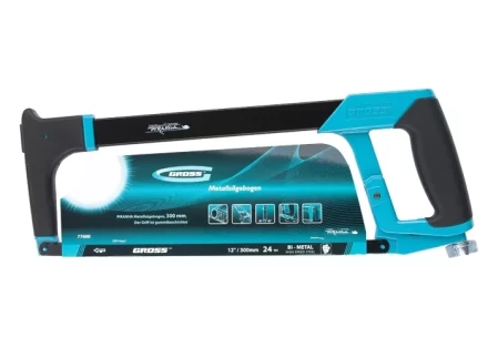 Ножовка по металлу &quot;PIRANHA&quot;, 300 мм, обрезиненная рукоятка и захват GROSS 77600 купить в Нягани