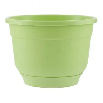 Горшок Флокс с поддоном салатовый 1,5 л PALISAD 69216 купить в Нягани