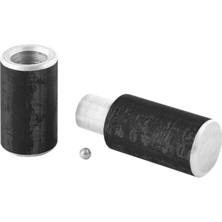 Петля гаражная с шаром D 16 x 100 мм 4 шт Россия Сибртех 920023 купить в Нягани