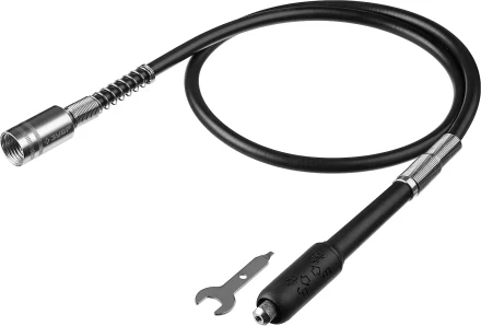 ЗУБР длина - 1 м, цанга 1.6 - 3.2 мм, гибкий вал с цанговым патроном (35944) купить в Нягани