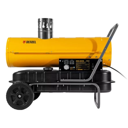 Дизельная тепловая пушка Denzel NHG-20i, 20 кВт, 600 м3/ч, непрямой нагрев, цифровой термостат купить в Нягани