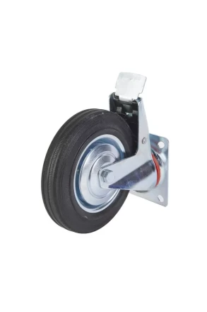 Колесо поворотное резина SCb 80 200 мм с тормозом (F) 1001720 купить в Нягани