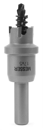 ТСТ коронка MESSER 17X5 с центрирующим сверлом и толкающей пружиной купить в Нягани