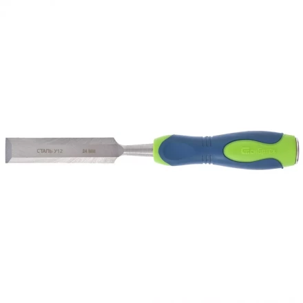 Долото-стамеска 24мм двухкомпонентная рукоятка Сибртех артикул 24489 купить в Нягани