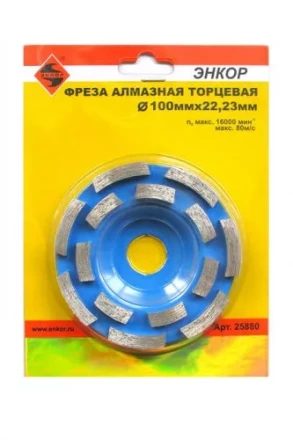 Чашка алм ф100х22,23 сегментЭксперт бетон Энкор 25880 купить в Нягани