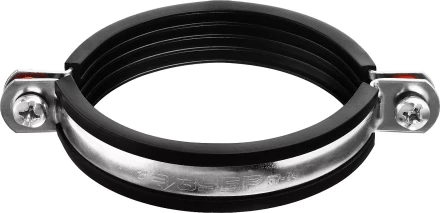 Хомут трубный с гайкой, оцинкованный, 3&quot;, 6шт, ЗУБР Мастер 37850-87-94 37850-87-94 купить в Нягани
