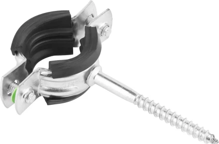 ЗУБР. Хомут трубный оцинкованный, с шурупом, 3/4&quot;, 1шт 37854-25-29-1 купить в Нягани