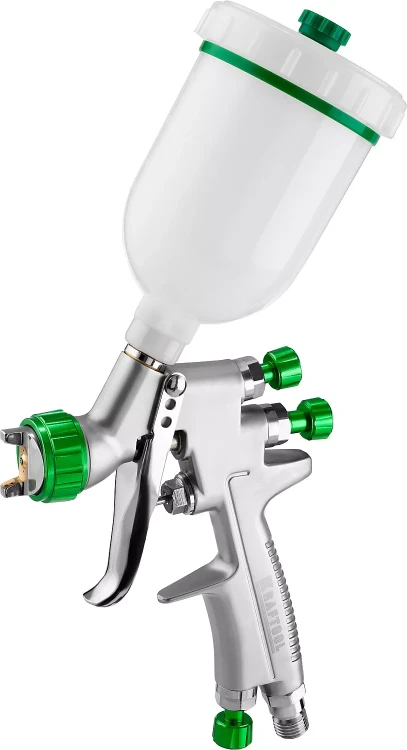 Краскопульт пневматический KRAFTOOL "PRO" Jeta 3000 mini, HVLP, c верхним бачком, 0,8мм 06561-0.8 купить в Нягани