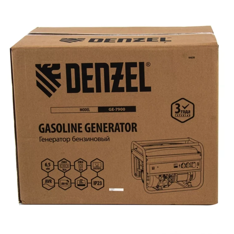 Генератор бензиновый DENZEL GE 7900 94638 купить в Нягани
