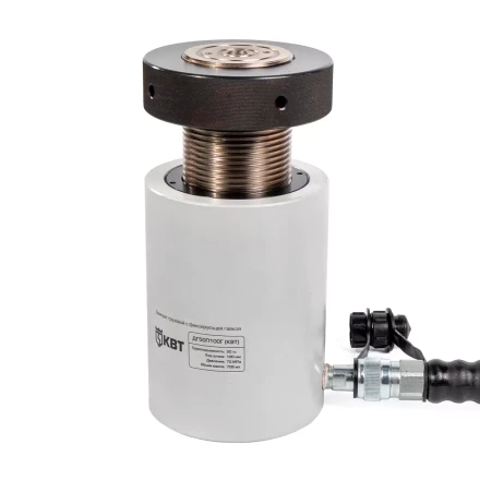 Домкрат грузовой с фиксирующей гайкой КВТ ДГ-100П50Г серия ПРОФИ (84586) купить в Нягани