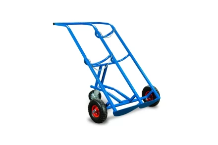 Тележка для баллонов пропан + кислород TOR ТГК-П, 2 баллона (250 пневмо+160поворотное) 1023962 купить в Нягани