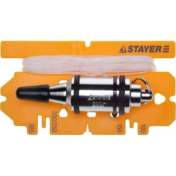 Отвес STAYER "PROFI" строительный со шнуром, с противоударным ободком, 300 г 06352-30 купить в Нягани