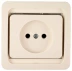 Розетка СВЕТОЗАР "ГАММА" одинарная, цвет бежевый, 16А/~250В SV-54100-B купить в Нягани