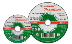 Круг отрезной по металлу + нержавеющая сталь 180 х 2,5 х 22 мм ПРЕМИУМ Луга 73735