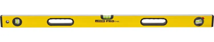 Уровень STAYER "PROFI" PROSTABIL профессион коробчатый, усилен, 2 фрезер поверх, 3 ампулы (1 поворотная), ручки, 100 см 3471-100_z01 купить в Нягани