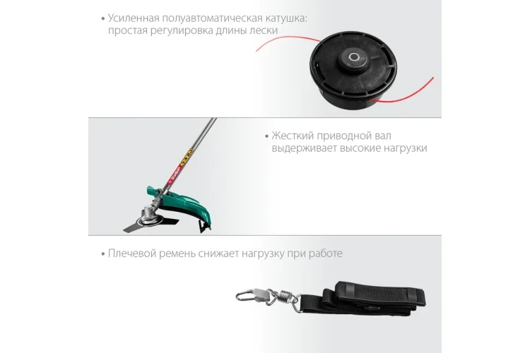 ЗУБР 1700 Вт, ш/с 42 см, сетевой триммер (КСВ-42-1700) купить в Нягани