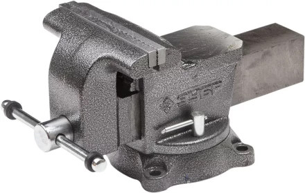Тиски ЗУБР &quot;МАСТЕР&quot; слесарные поворотные, 200мм 3258-200 купить в Нягани