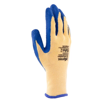 Перчатки трикотажные, полиэфирные, латексное рельефное покрытие, размер 9// Сибртех 677525 купить в Нягани