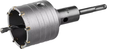 Коронка ЗУБР буровая, коническая посадка центрирующего сверла, SDS-Plus хвостовик, в сборе, 68мм 2918-68_z01 купить в Нягани