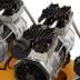 Компрессор безмасляный, малошумный  DLS 2250/100, 2250 Вт, 3x750, 100 л, 410 л/мин блок управления/ Denzel 58029 купить в Нягани