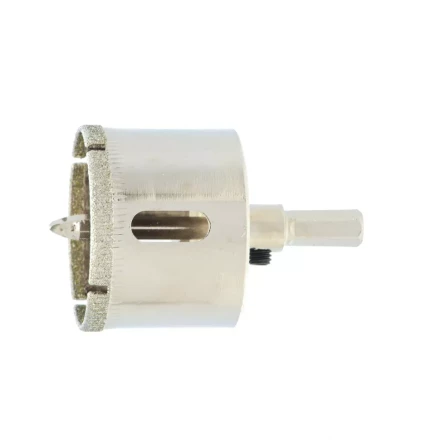 Сверло по керамической плитке и стеклу Сибртех, 40 х 55 мм, шестигранный хвостовик, с центрующим сверлом, 72720 купить в Нягани