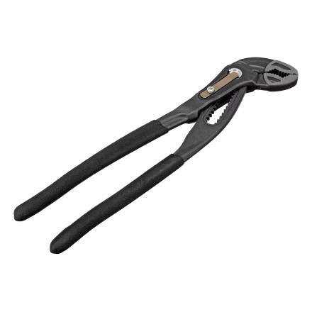 Клещи переставные Denzel 17906, кнопочный механизм, обливные рукоятки, 250 мм купить в Нягани