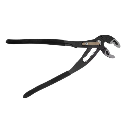 Клещи переставные Denzel 17906, кнопочный механизм, обливные рукоятки, 250 мм купить в Нягани