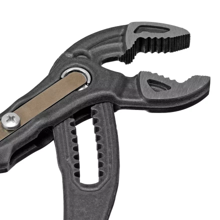 Клещи переставные Denzel 17906, кнопочный механизм, обливные рукоятки, 250 мм купить в Нягани