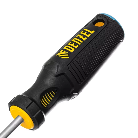 Отвертка, SL6x100 мм, S2, 3к рукоятка Denzel 121987 купить в Нягани