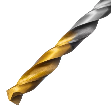 Сверло спиральное по металлу Denzel 5,5 x 93 мм, Р6М5, Golden Tip 718234 купить в Нягани