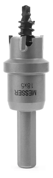 ТСТ коронка MESSER 18X5 с центрирующим сверлом и толкающей пружиной купить в Нягани