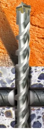 Бур SDS-plus по бетону с арматурой AX 6х160мм Кратон 1 02 05 002 купить в Нягани