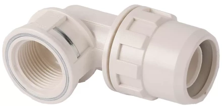 Муфта ЗУБР &quot;ШиреФит&quot; соединительная угловая 90°, &quot;штуцер с гайкой - внутренняя резьба&quot;, 32мм-1&quot; 51466-32-1 купить в Нягани