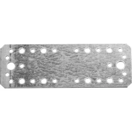 Крепежная пластина ЗУБР &quot;МАСТЕР&quot;, 180х65мм, 1шт 310236-180-65 купить в Нягани